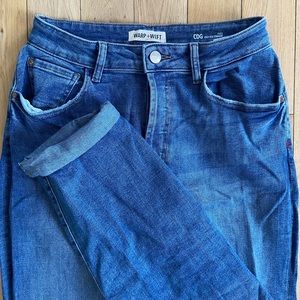 Warp + Weft CDG Paris High Rise Straight